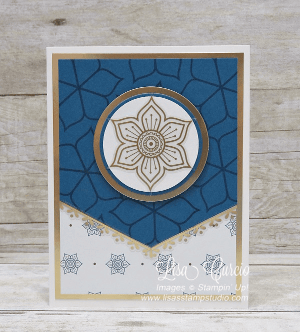 Eastern Beauty Diamond Cut Card Spotlight with Lisa Lisa's Stamp Studio