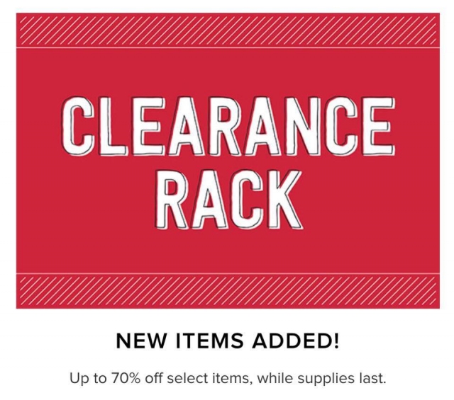 Clearance Rack updated December 17, 2017. Stampin' Up! 