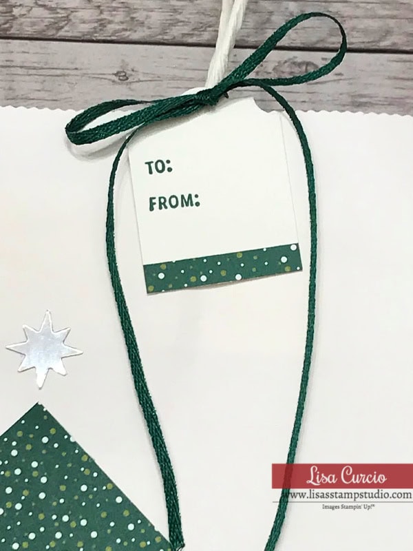 DIY Gift Bag & Matching Tag Tutorial Lisa's Stamp Studio