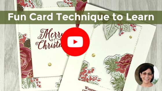 How to Make a Gorgeous Floating Frame Christmas Card