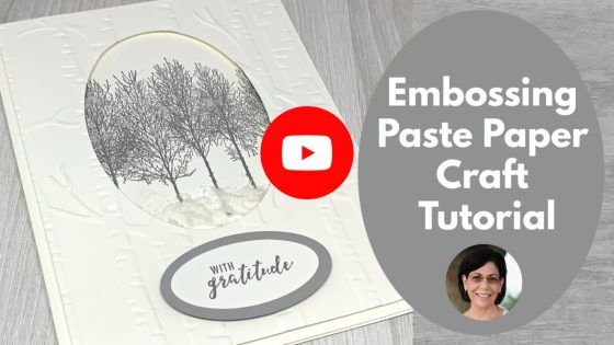 How to Use Embossing Paste as a Fun Card Making Technique