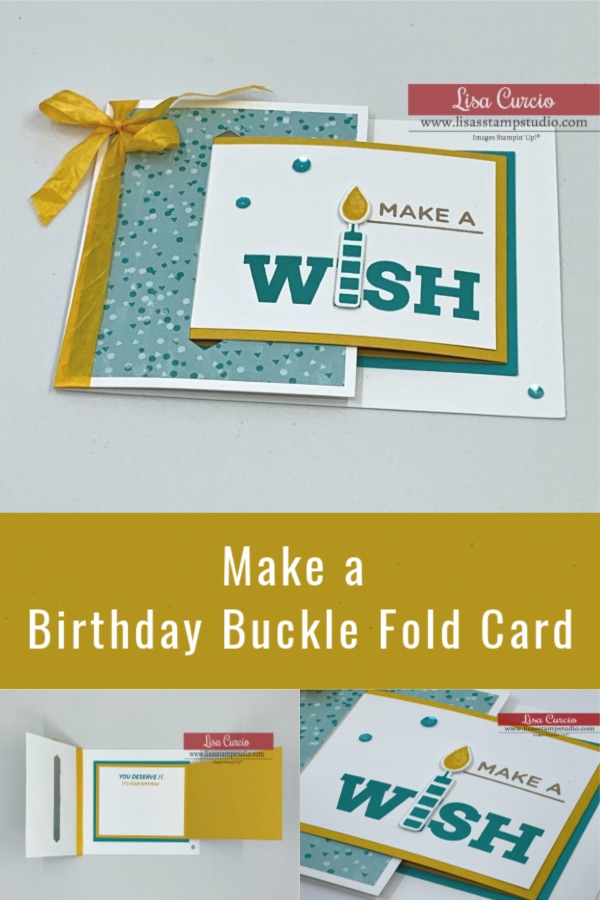How to Make a Birthday Buckle Fold Card That's Full of Cheer