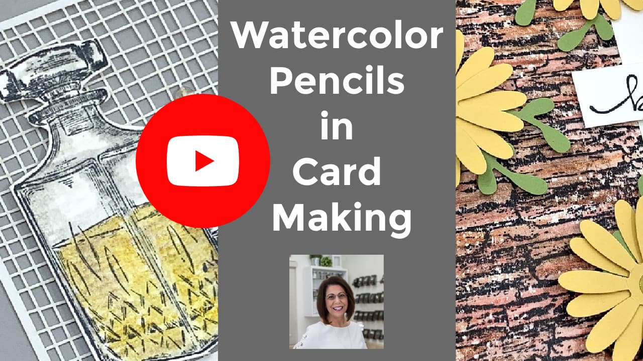 How to Use Watercolor Pencils on Greeting Cards Lisa's Stamp Studio