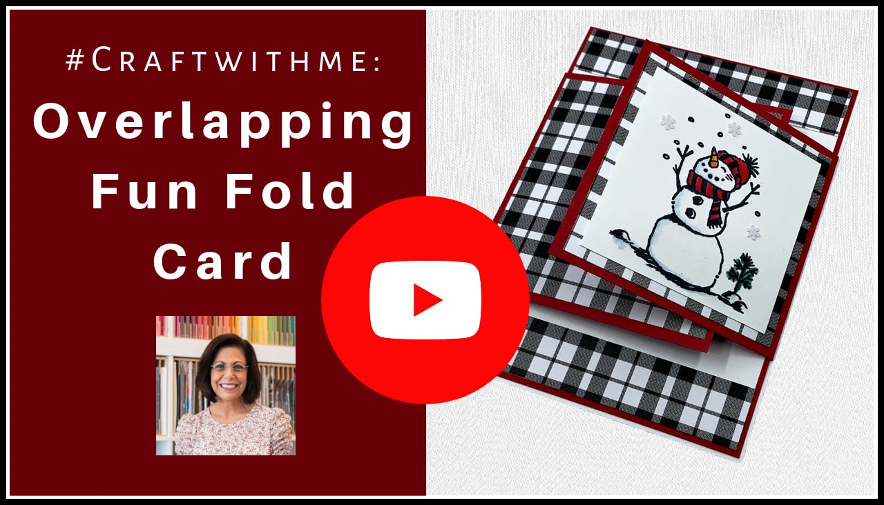 Check out this overlapping fun fold card video tutorial