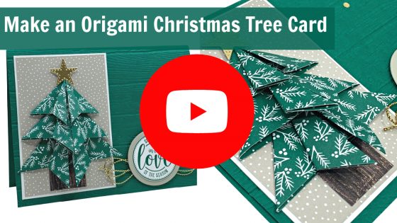 This video tutorial teaches you how to make an origami Christmas tree card that's festive and fun.
