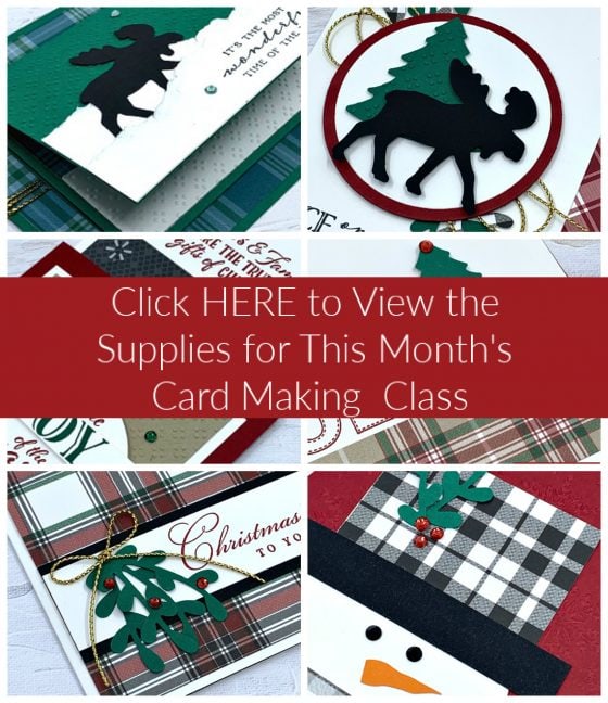 Click here to view supply list for this month's card making class