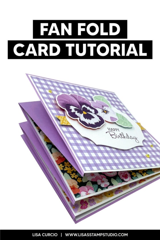 fan fold card tutorial