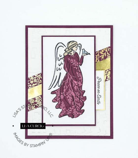 handmade angel card