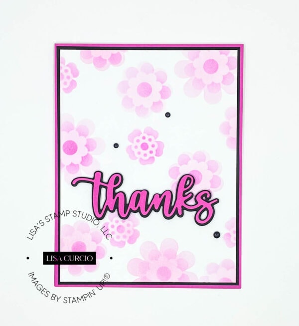 handmade thank you card