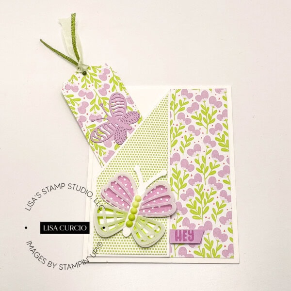 Learn How To Make This Easy Butterfly Bookmark Card w/ Lisa Curcio!