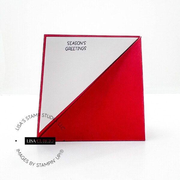 Create a Rotating/Twisted Easel Card for Christmas or Fall Lisa's